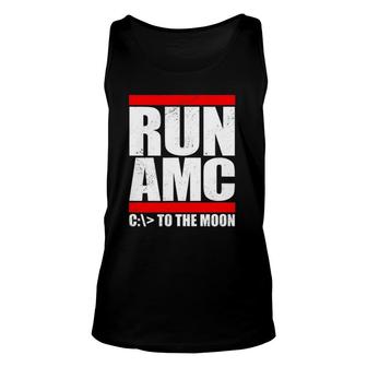 Run Amc To The Moon Unisex Tank Top | Mazezy