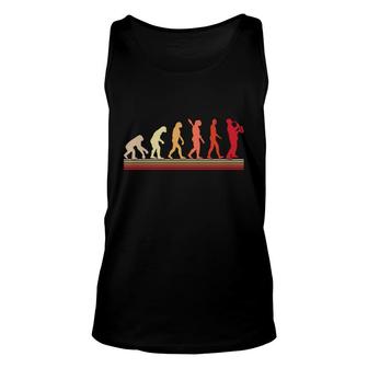 Saxophone Evolution Funny Saxophonist Music Lover Unisex Tank Top - Thegiftio UK