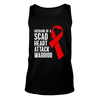 Scad Heart Attack Survivor Life Future Us Warrior Awareness Unisex Tank Top | Mazezy