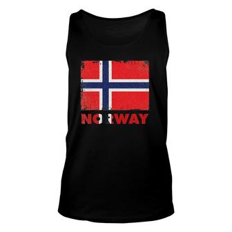 Scandinavian Culture Norway Lover Gift Norway Unisex Tank Top | Mazezy