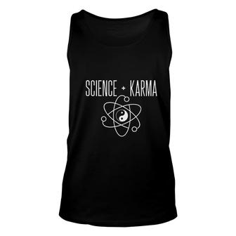 Science Plus Karma Unisex Tank Top | Mazezy