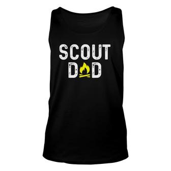 Scouting Dad Scout Dad Father Scout Unisex Tank Top | Mazezy