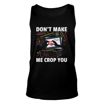 Scrapbooking Scrapbook For Crafting Card Crafter Unisex Tank Top | Mazezy