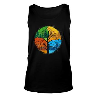 Seasons Spring Summer Autumn And Winter Unisex Tank Top | Mazezy