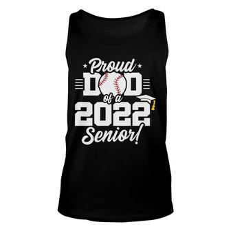 Senior Year Baseball Dad Class Of 2022 Senior 2022 Ver2 Unisex Tank Top | Mazezy