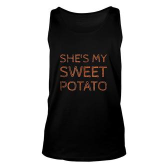 She Is My Sweet Potato I Yam Cute Gift Unisex Tank Top - Thegiftio