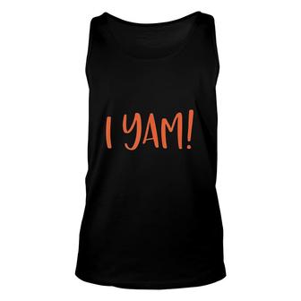 She Is My Sweet Potato I Yam Thanksgiving Couples Unisex Tank Top - Thegiftio UK