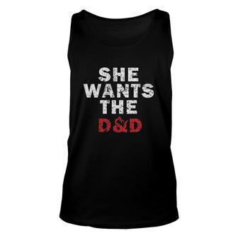 She Wants The D&d Unisex Tank Top | Mazezy