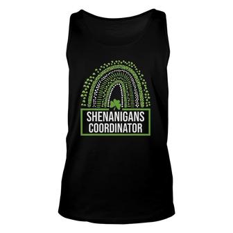 Shenanigans Coordinator St Patrick's Day Outfit For Women Men Tank Top | Mazezy