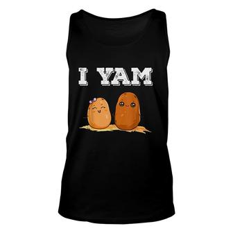 Shes My Sweet Potato I Yam Cute Couple Matching V2 Unisex Tank Top - Thegiftio