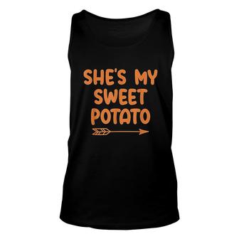 Shes My Sweet Potato I Yam Set Couples Present Unisex Tank Top - Thegiftio UK