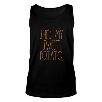 Shes My Sweet Potato I Yam Set Impression Couples Matching Unisex Tank Top - Thegiftio
