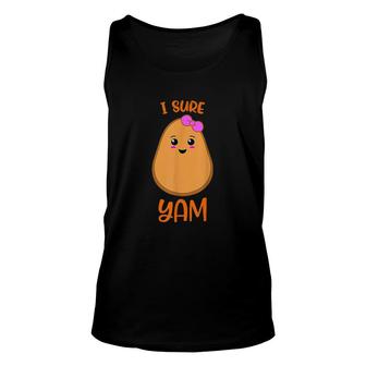 Shes My Sweet Potato I Yam Thanksgiving Gift Unisex Tank Top - Thegiftio