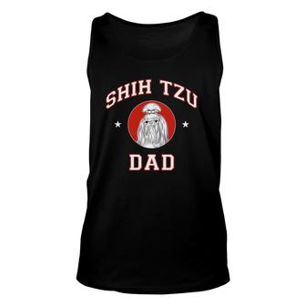 Shih Tzu Dad Pet Lover Unisex Tank Top | Mazezy