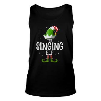 The Singing Elf Matching Group Christmas Raglan Baseball Tee Tank Top | Mazezy