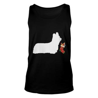 Skye Terrier Christmas Stocking Stuffer Dog Unisex Tank Top | Mazezy