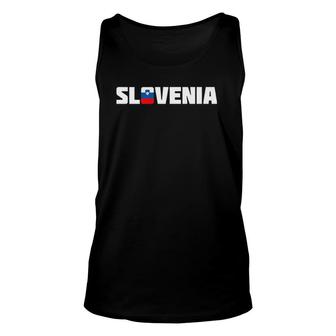 Slovenia Slovenian Flag Nation Unisex Tank Top | Mazezy AU