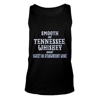 Smooth As Tennessee Whiskey American Unisex Tank Top | Mazezy