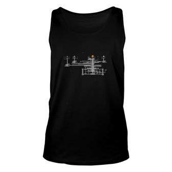 Solar System Orrery In Space Geeky Unisex Tank Top