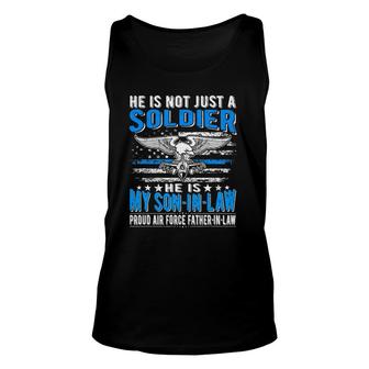 Mens My Son-In-Law Is A Soldier Proud Air Force Father-In-Law Tank Top | Mazezy