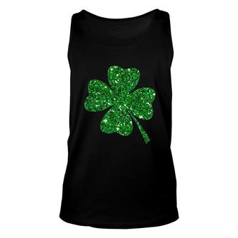 Sparkle Clover Shamrock Irish For St Patricks And Pattys Day Tank Top | Mazezy