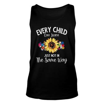Special Education Teacher Every Child Learns Special Ed Tank Top | Mazezy