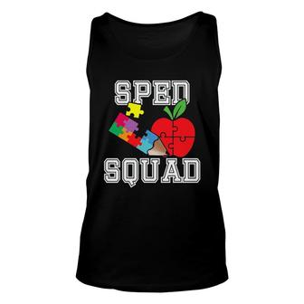Sped Special Education Sped Squad Unisex Tank Top | Mazezy