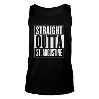 St Augustine Straight Outta St Augustine Unisex Tank Top | Mazezy