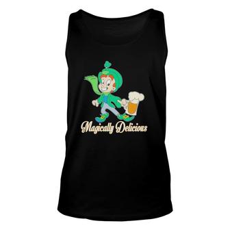 St Patrick's Day Magically Delicious Beer Unisex Tank Top | Mazezy