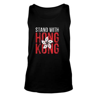 Stand With Hong Kong Unisex Tank Top | Mazezy