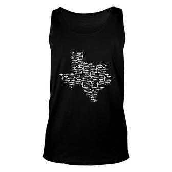 State Of Texas Made Out Unisex Tank Top | Mazezy