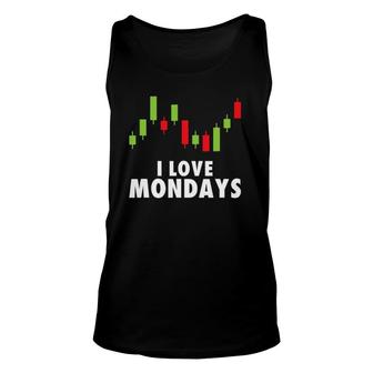Stocks Day Trading I Love Moneys Stock Trading Unisex Tank Top | Mazezy