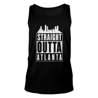 Straight Outta Atlanta City Unisex Tank Top | Mazezy