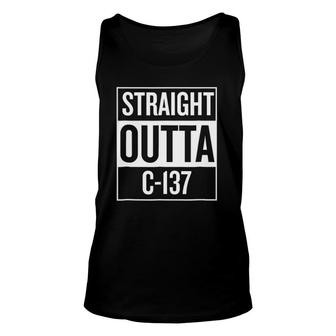 Straight Outta C-137 Funny Cool Neat Unisex Tank Top | Mazezy