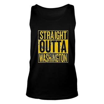 Straight Outta Hometown Pride Unisex Tank Top | Mazezy