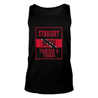 Straight Outta Trinidad Tobago Trinidadian Flag Pride Unisex Tank Top - Thegiftio