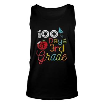Student Gift 100 Days Of 3Rd Grade 100 Days Of School Unisex Tank Top | Mazezy