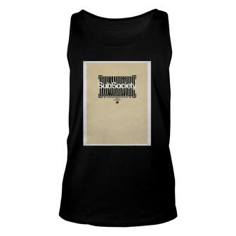 Subsociety Barcode Consumer Identification Unisex Tank Top | Mazezy