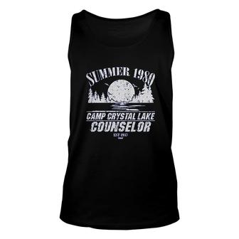 Summer 1980 Camp Crystal Lake Counselor Unisex Tank Top | Mazezy