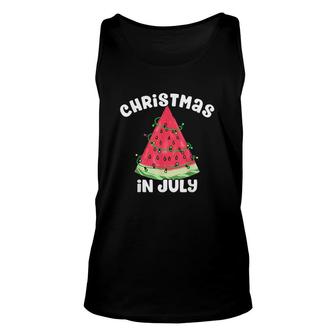 Summer Christmas July In Christmas In July Christmas Melon V2 Unisex Tank Top - Thegiftio