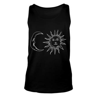Sun And Moon Unisex Tank Top | Mazezy