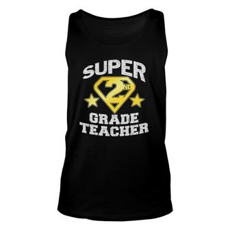 Super 2Nd Grade Teacher Hero Unisex Tank Top | Mazezy