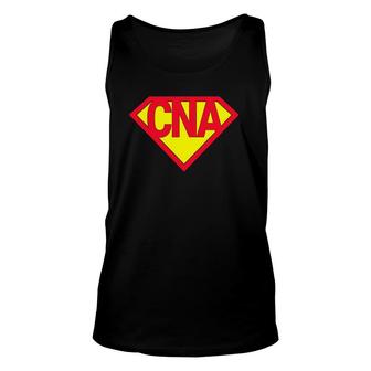 Super Cna Certified Nurse Assistant Superhero Unisex Tank Top | Mazezy