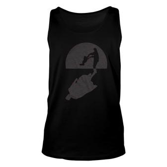 Super Dad Shadow Unisex Tank Top | Mazezy
