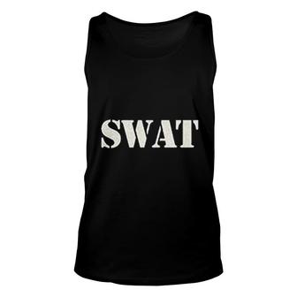 Swat Funny Letter Saying Unisex Tank Top | Mazezy