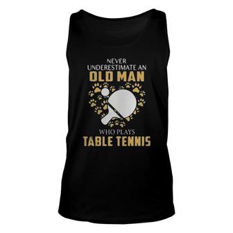 Table Tennis Lover New Unisex Tank Top | Mazezy