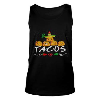 Taco Funny Mexican Food Unisex Tank Top | Mazezy
