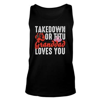 Mens Takedown Or Tutu Granddad Loves You Boxing Gender Reveal Tank Top | Mazezy
