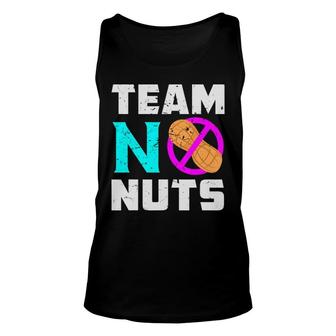 Team No Nuts Gender Reveal Announcement Gift Unisex Tank Top | Mazezy