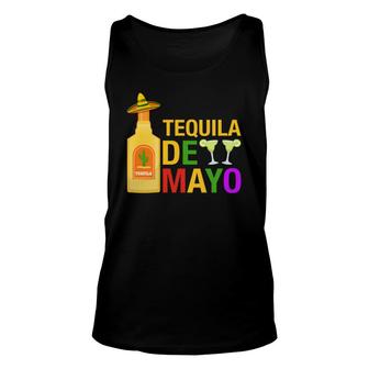 Tequila Cinco De Mayo Drinking Bottle Unisex Tank Top - Thegiftio UK